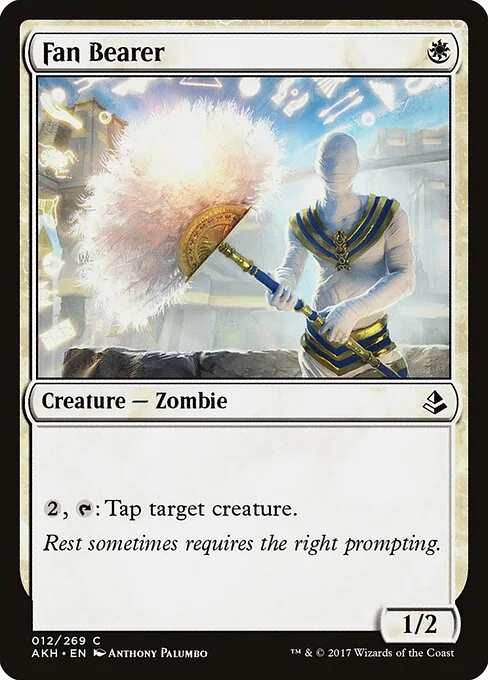 Fan Bearer, carta Magic di tipo Creature — Zombie illustrata da Anthony Palumbo