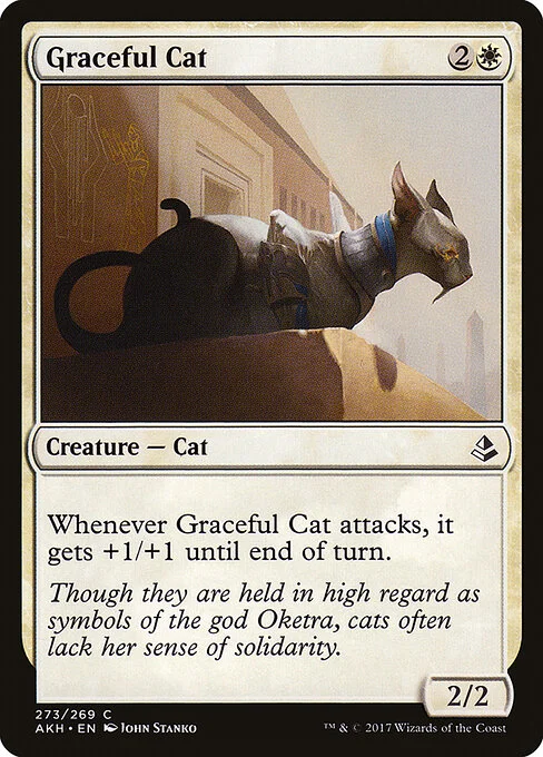 Graceful Cat, carta Magic di tipo Creature — Cat illustrata da John Stanko