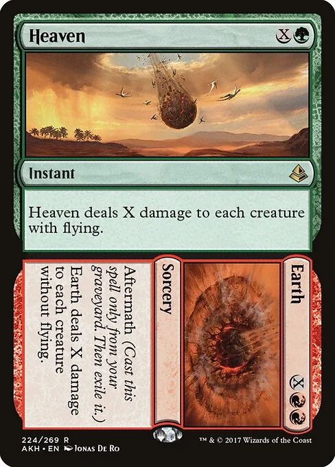 Heaven // Earth, carta Magic di tipo Instant // Sorcery illustrata da Jonas De Ro