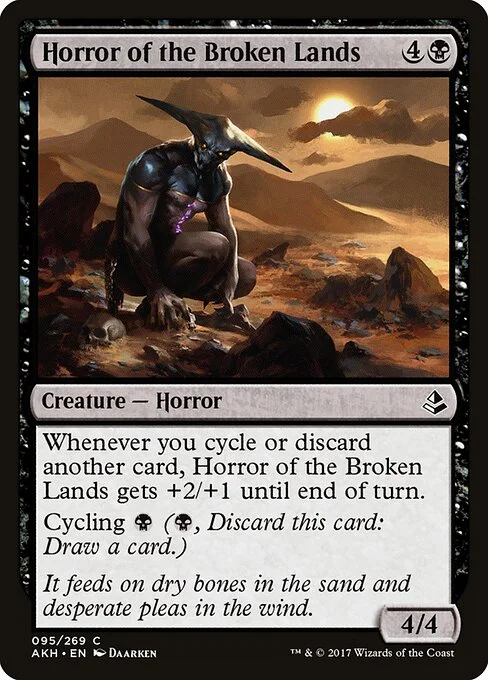 Horror of the Broken Lands, carta Magic di tipo Creature — Horror illustrata da Daarken