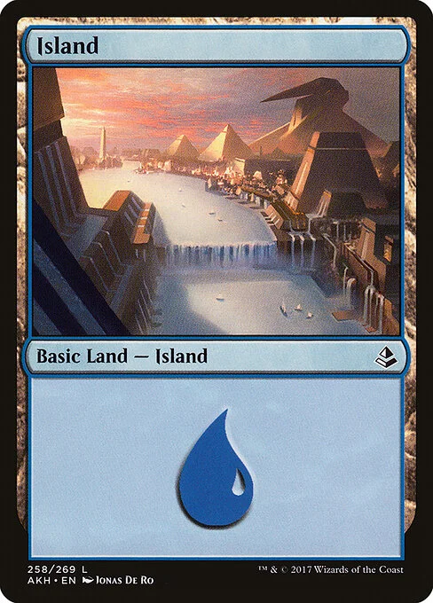 Island, carta Magic di tipo Basic Land — Island illustrata da Jonas De Ro