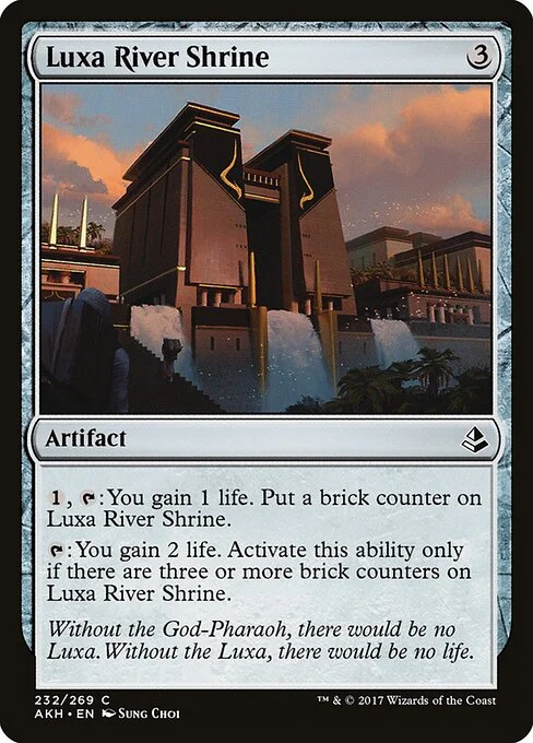 Luxa River Shrine, carta Magic di tipo Artifact illustrata da Sung Choi