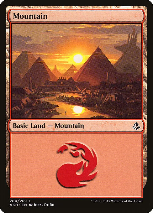 Mountain, carta Magic di tipo Basic Land — Mountain illustrata da Jonas De Ro