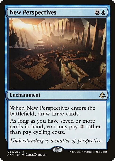 New Perspectives, carta Magic di tipo Enchantment illustrata da Darek Zabrocki