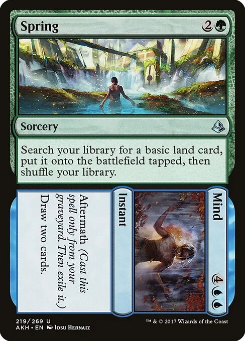 Spring // Mind, carta Magic di tipo Sorcery // Instant illustrata da Josu Hernaiz