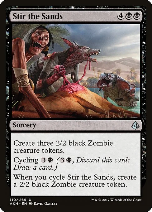 Stir the Sands, carta Magic di tipo Sorcery illustrata da David Gaillet