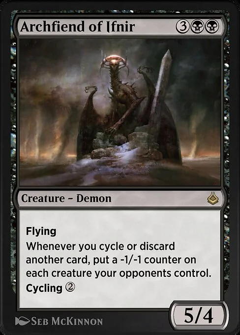 Archfiend of Ifnir, carta Magic di tipo Creature — Demon illustrata da Seb McKinnon