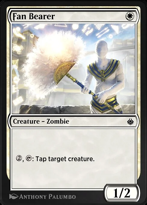 Fan Bearer, carta Magic di tipo Creature — Zombie illustrata da Anthony Palumbo