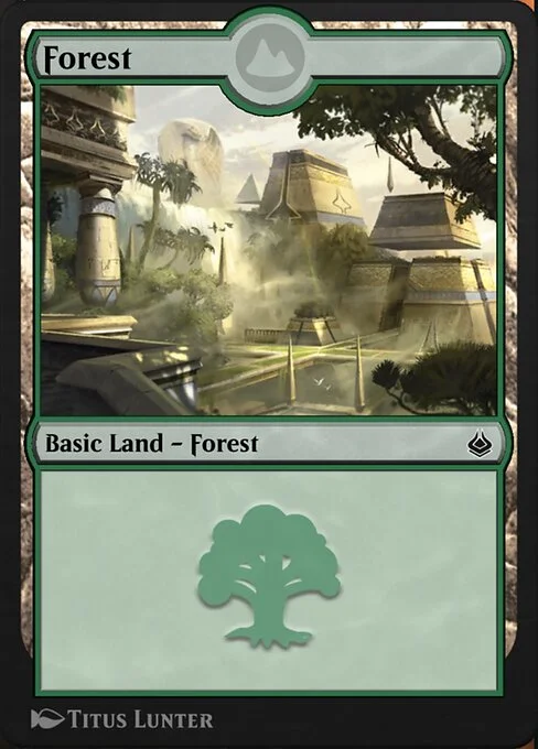 Forest, carta Magic di tipo Basic Land — Forest illustrata da Titus Lunter