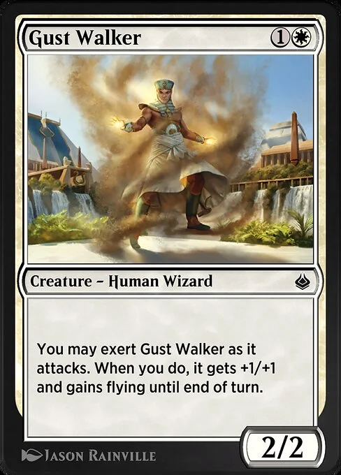 Gust Walker, carta Magic di tipo Creature — Human Wizard illustrata da Jason Rainville