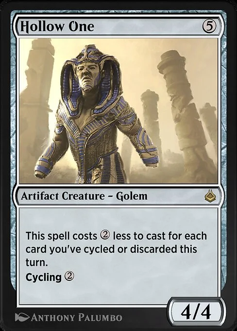 Hollow One, carta Magic di tipo Artifact Creature — Golem illustrata da Anthony Palumbo
