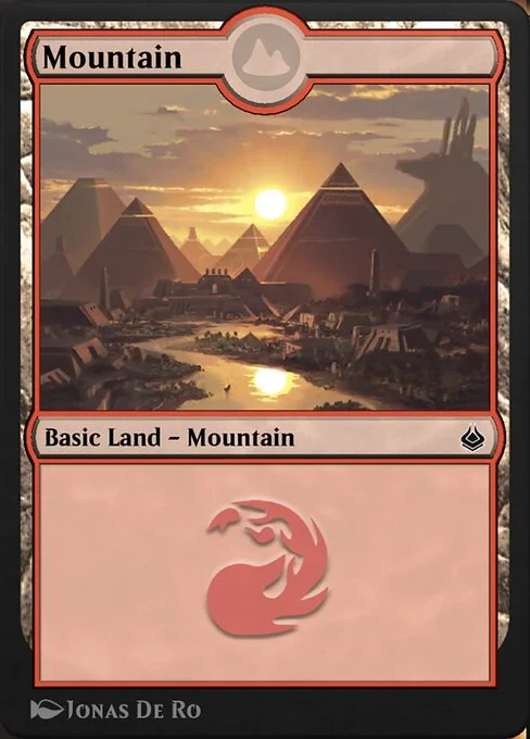 Mountain, carta Magic di tipo Basic Land — Mountain illustrata da Jonas De Ro