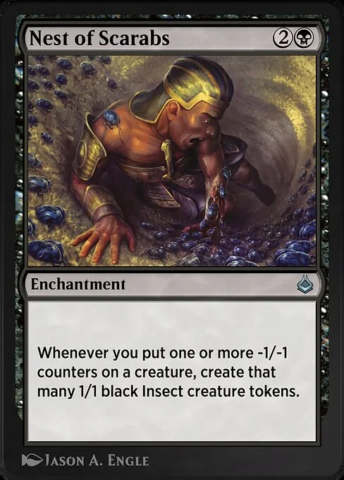 Nest of Scarabs, carta Magic di tipo Enchantment illustrata da Jason A. Engle