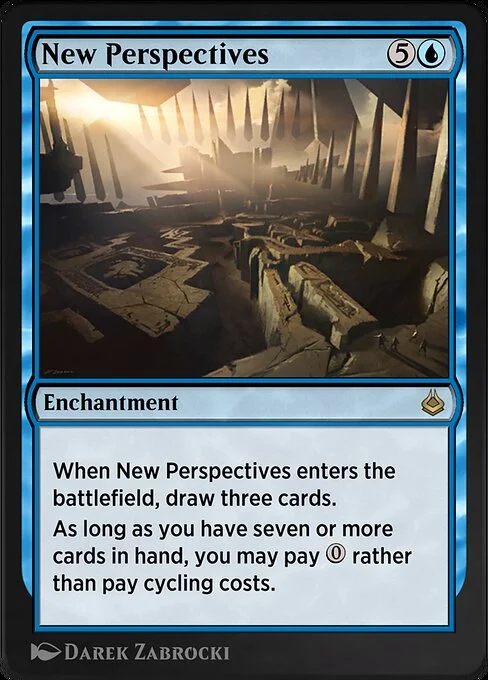 New Perspectives, carta Magic di tipo Enchantment illustrata da Darek Zabrocki
