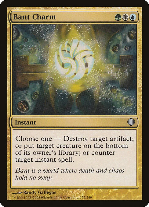 Bant Charm, carta Magic di tipo Instant illustrata da Randy Gallegos
