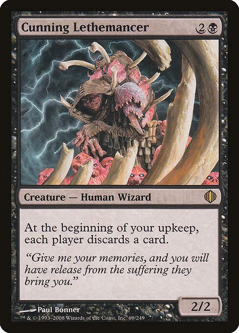 Cunning Lethemancer, carta Magic di tipo Creature — Human Wizard illustrata da Paul Bonner