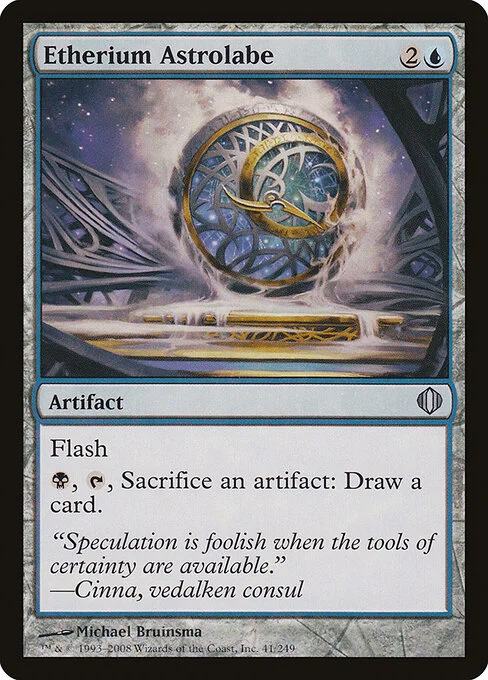 Etherium Astrolabe, carta Magic di tipo Artifact illustrata da Michael Bruinsma