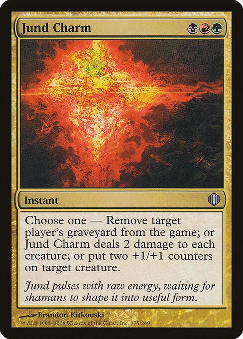 Jund Charm, carta Magic di tipo Instant illustrata da Brandon Kitkouski