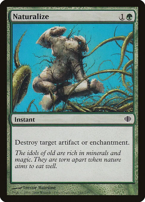Naturalize, carta Magic di tipo Instant illustrata da Trevor Hairsine