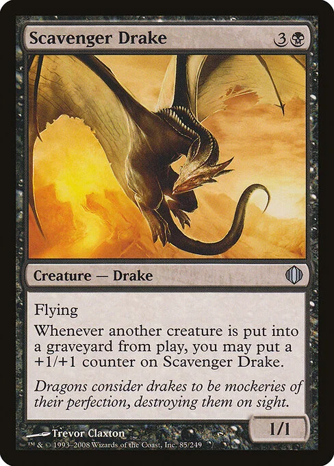 Scavenger Drake, carta Magic di tipo Creature — Drake illustrata da Trevor Claxton