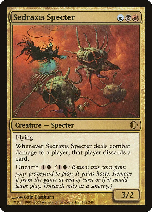 Sedraxis Specter, carta Magic di tipo Creature — Specter illustrata da Cole Eastburn