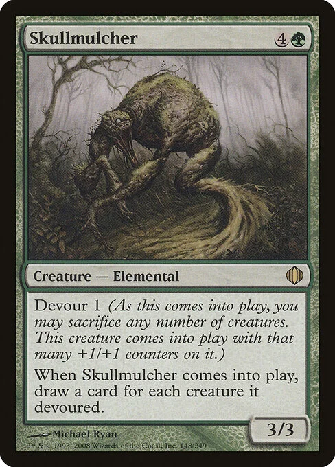 Skullmulcher, carta Magic di tipo Creature — Elemental illustrata da Michael Ryan