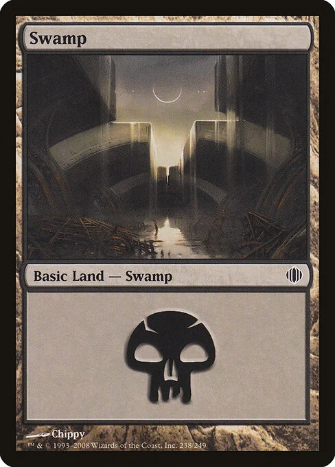 Swamp, carta Magic di tipo Basic Land — Swamp illustrata da Chippy