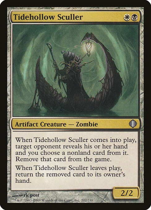 Tidehollow Sculler, carta Magic di tipo Artifact Creature — Zombie illustrata da rk post