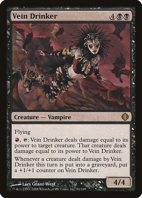Vein Drinker, carta Magic di tipo Creature — Vampire illustrata da Lars Grant-West