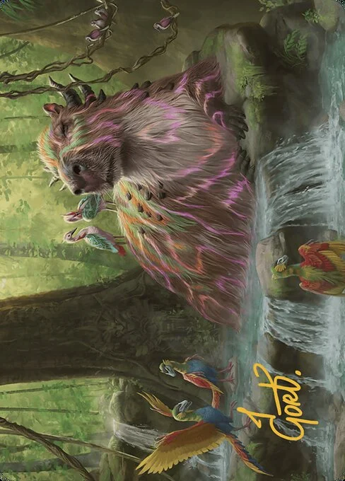 Basking Capybara // Basking Capybara, carta Magic di tipo Card // Card illustrata da Ilse Gort