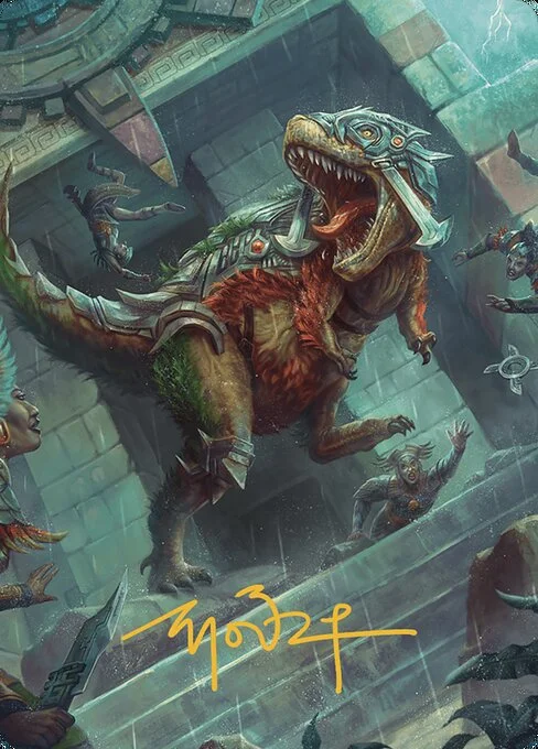 Carnage Tyrant // Carnage Tyrant, carta Magic di tipo Card // Card illustrata da Monztre