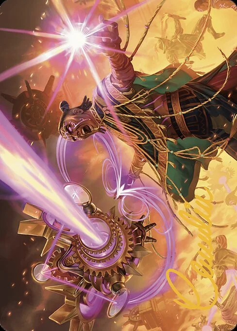 Cosmium Blast // Cosmium Blast, carta Magic di tipo Card // Card illustrata da Caroline Gariba