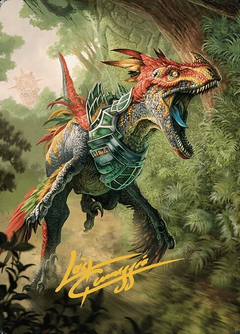 Dinosaur // Dinosaur, carta Magic di tipo Card // Card illustrata da Loïc Canavaggia