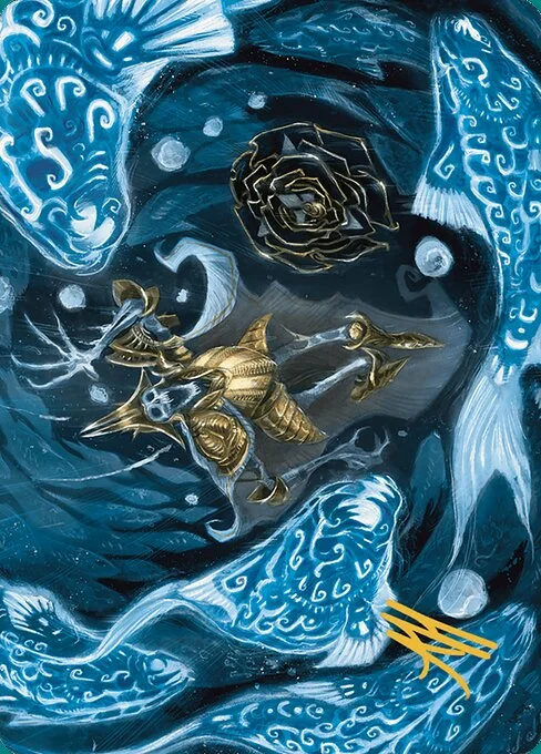 Eaten by Piranhas // Eaten by Piranhas, carta Magic di tipo Card // Card illustrata da Abz J Harding