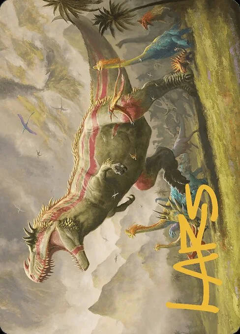 Ghalta, Stampede Tyrant // Ghalta, Stampede Tyrant, carta Magic di tipo Card // Card illustrata da Lars Grant-West