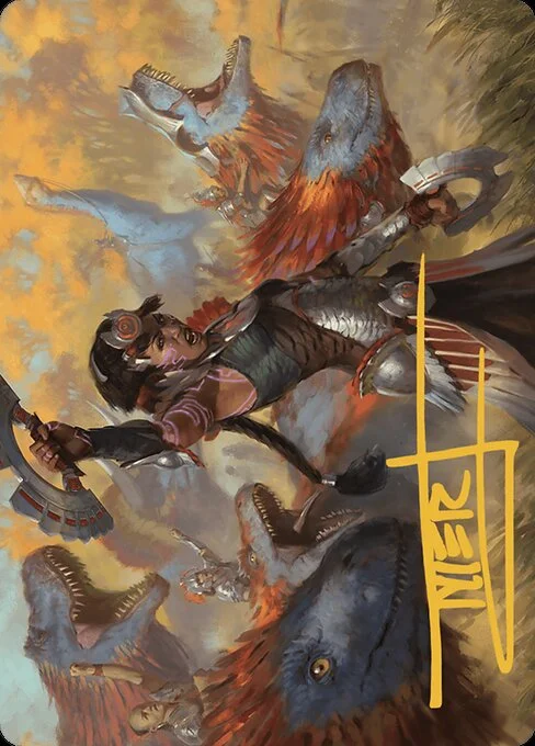 Huatli, Poet of Unity // Huatli, Poet of Unity, carta Magic di tipo Card // Card illustrata da Tyler Jacobson