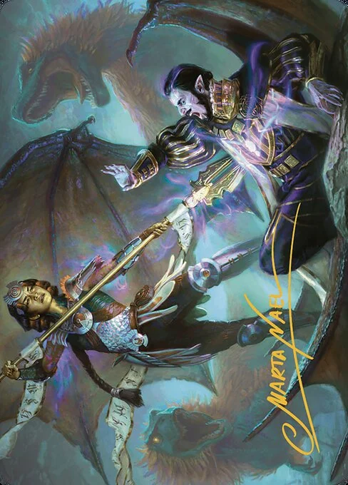 Huatli's Final Strike // Huatli's Final Strike, carta Magic di tipo Card // Card illustrata da Marta Nael
