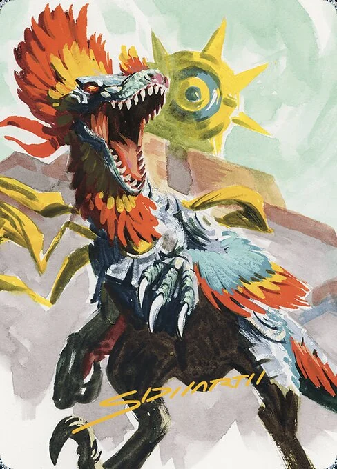 Pantlaza, Sun-Favored // Pantlaza, Sun-Favored, carta Magic di tipo Card // Card illustrata da Sidharth Chaturvedi