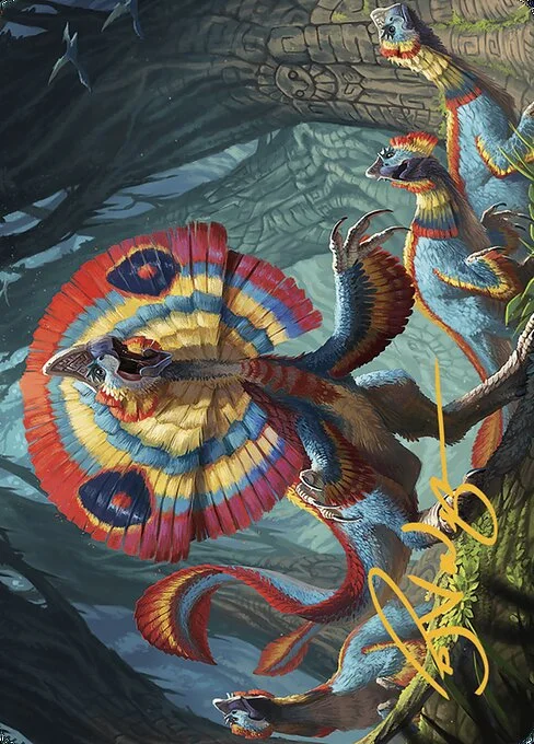 Sunfrill Imitator // Sunfrill Imitator, carta Magic di tipo Card // Card illustrata da Brian Valeza