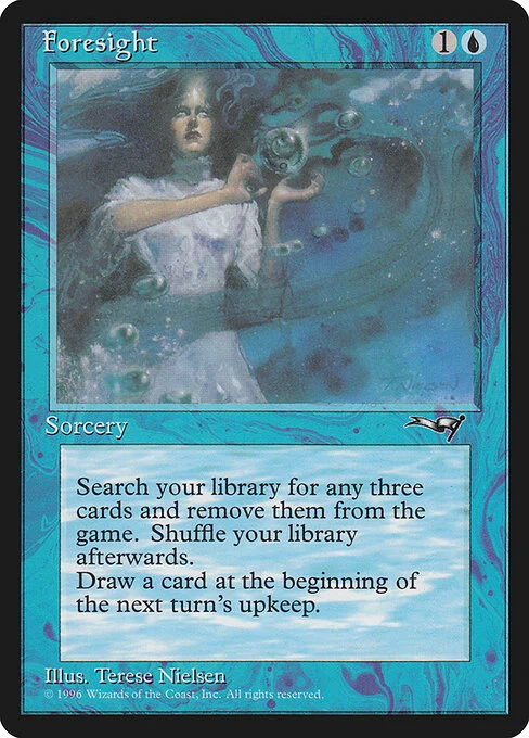 Foresight, carta Magic di tipo Sorcery illustrata da Terese Nielsen
