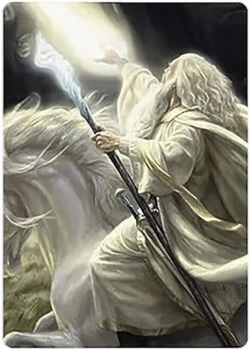 Gandalf of the Secret Fire // Gandalf of the Secret Fire, carta Magic di tipo Card // Card illustrata da Matt Stewart