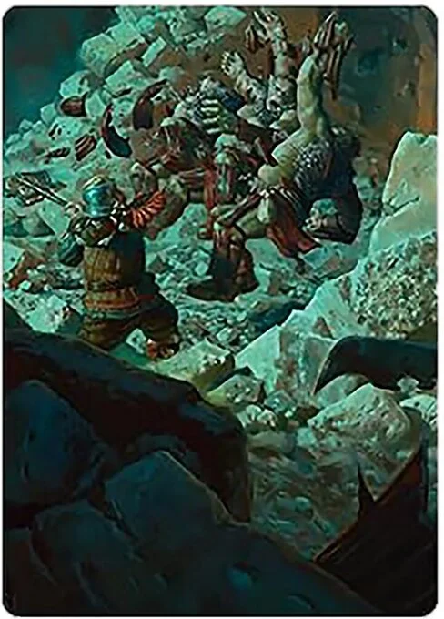Gimli's Reckless Might // Gimli's Reckless Might, carta Magic di tipo Card // Card illustrata da Jason Rainville