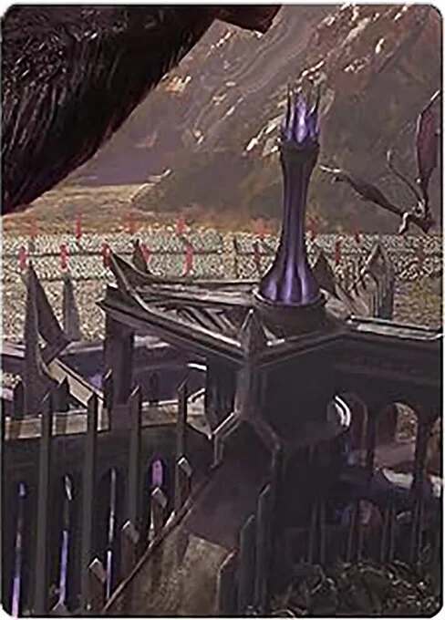 Minas Morgul, Dark Fortress // Minas Morgul, Dark Fortress, carta Magic di tipo Card // Card illustrata da Campbell White