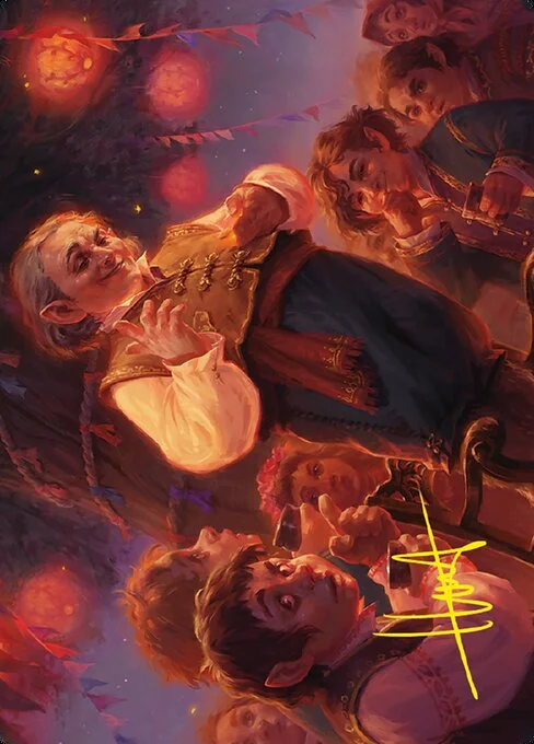 Bilbo, Retired Burglar // Bilbo, Retired Burglar, carta Magic di tipo Card // Card illustrata da Anna Pavleeva