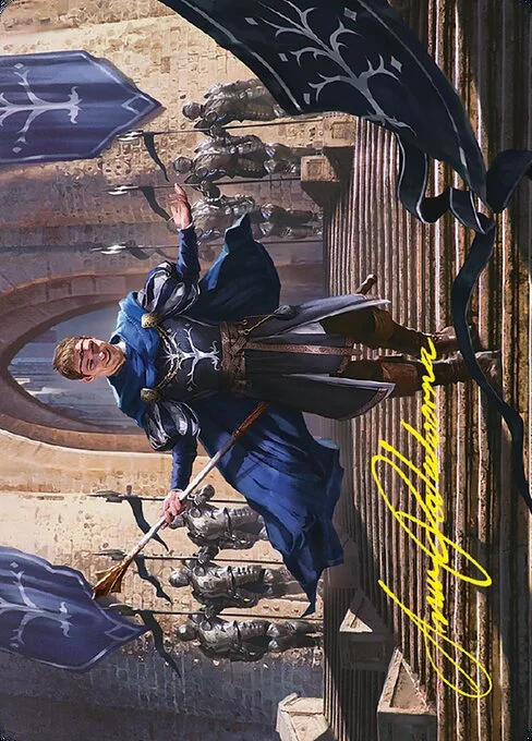 Faramir, Steward of Gondor // Faramir, Steward of Gondor, carta Magic di tipo Card // Card illustrata da Anna Podedworna