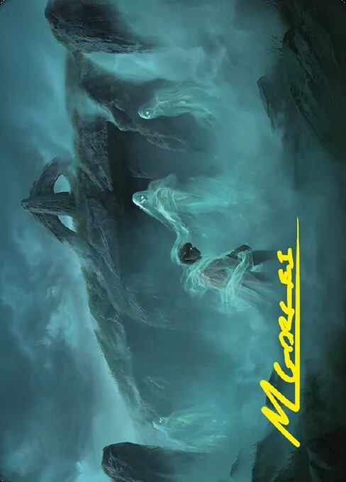 Fog on the Barrow-Downs // Fog on the Barrow-Downs, carta Magic di tipo Card // Card illustrata da Marco Gorlei