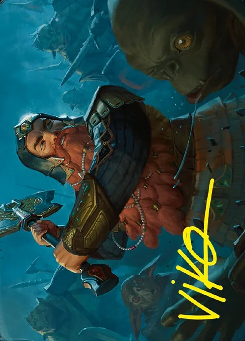 Gimli, Counter of Kills // Gimli, Counter of Kills, carta Magic di tipo Card // Card illustrata da Viko Menezes