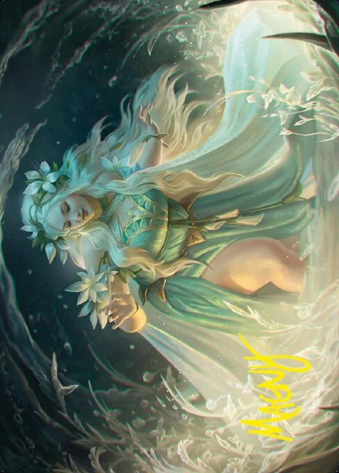 Goldberry, River-Daughter // Goldberry, River-Daughter, carta Magic di tipo Card // Card illustrata da Marie Magny