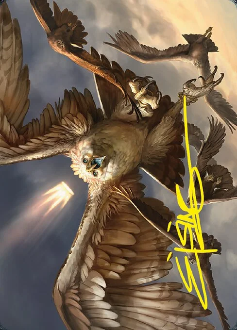 Gwaihir, Greatest of the Eagles // Gwaihir, Greatest of the Eagles, carta Magic di tipo Card // Card illustrata da Jesper Ejsing