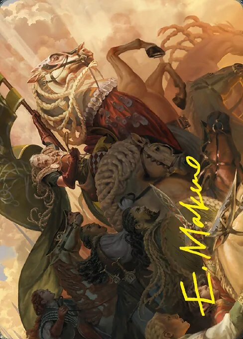 Marshal's Anthem // Marshal's Anthem, carta Magic di tipo Card // Card illustrata da Erion Makuo